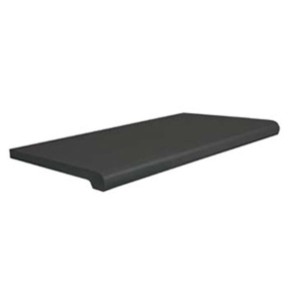 13" x 24" Black Bullnose Plastic Shelves- For Gridwall or Slatwall (4 pcs)