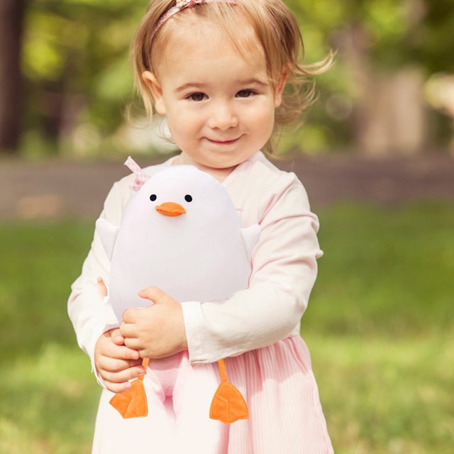 Animal de peluche, lindo pato de peluche de juguete, pato de peluche, muñeca mullida animal de calidad superior
