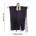 thumbnail image 3 of UALSRZL 31" Hanging Ghosts Witches Halloween Decorations for Outdoor Indoor, Scary Flying Grim Reapers Skeleton for Front Porch Yard Garden Holiday Decor, 3 of 8