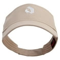 thumbnail image 5 of Simple Rock Climbing Logo Embroidered Cotton Twill Sun Visor - Khaki OSFM, 5 of 5