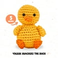 thumbnail image 6 of Bucilla Amigurumi Complete Crochet Kit, Quackers The Duck, 5", Intermediate, 6 of 6