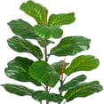 thumbnail image 2 of Yesfashion 39" Artificial Tree Fiddle Leaf Fig Plants Faux Plant for Home Decor Indoor Outdoor Office, 2 of 7