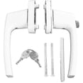 thumbnail image 1 of Poignée de Levier Solide Robuste à Double Extrémité avec Clés pour Portes et Fenêtres, Blanc, 1 of 4