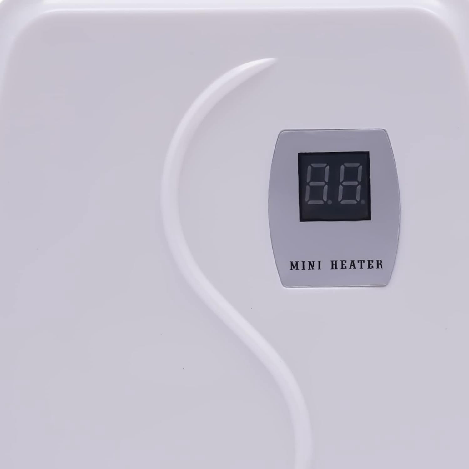 3000W Mini Tankless White Instant Electric Hot Water Heater, Upthehill 3 Seconds Instant Water Heater with Digital Display, Overheating Protection Automatic Power-off 110V