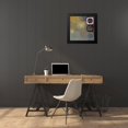 thumbnail image 4 of Maitland, Laurie 20x20 Black Modern Framed Museum Art Print Titled - Retro Aubergine and Ochre I, 4 of 5