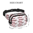 thumbnail image 2 of Lafuoo Retro Train Pattern Square Double Layer Waist Bag, Adjustable Buckle Bag Accessories for Men and Women-One Size, 2 of 7