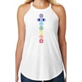 thumbnail image 1 of Women's 7 Colored Chakras Yoga Tank Top, 2XL White, 1 of 3