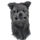 thumbnail image 2 of Máscara de animal con mandíbula móvil para hombre y mujer, divertida máscara de Halloween para cosplay nocturno Lobo gris, 2 of 9