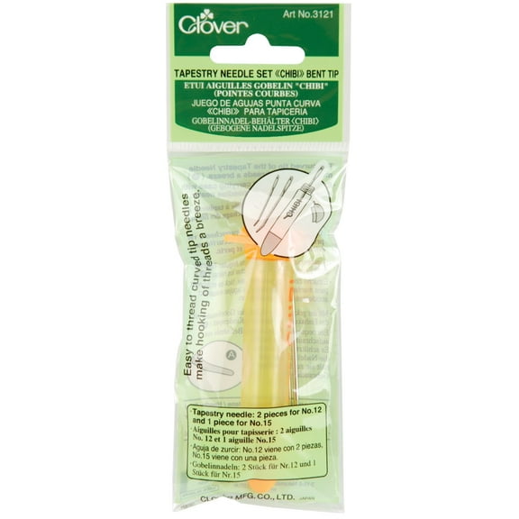 Clover Chibi Tapestry Needle Set-Size 12/15 3/Pkg