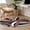 Red, variant on Grey Geometric Round Area Rug 4 FT, Non Slip Indoor Outdoor Rug, Modern Abstract Black White Red Striped Washable Soft Circular Carpet Non-Shedding Floor Mat for Coffee Table Nursery Foyer Balcony