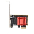thumbnail image 2 of Adaptador Ethernet PCI Express, Tarjeta de Interfaz de Red PCI Ethernet Flexible Tarjeta de Datos sin interrupciones de datos 10 100 1000 25000 Mbps para el Hogar, 2 of 7