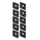 thumbnail image 4 of 10Pcs Profiles End Caps Channel System Cover Single Hole Aluminium Alloy Set KitBlack, 4 of 5