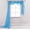 Light Blue, variant on 37" x 216" - Lavender Sheer Window Scarf Valance Topper Draping Extra Long