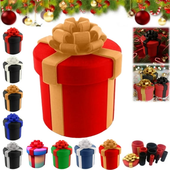 Annoying Nested Screw Gift Box,Annoying Gift Box,Standard Money Present Box,Prank Gift Boxes,Money Puzzle Box for Cash Gift,Reusable Prank Gift Packaging for Xmas & Fun Party Game,Red