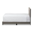 thumbnail image 3 of Baxton Studio Brookfield Beige Fabric Upholstered Queen Size Bed, 3 of 6