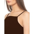 thumbnail image 4 of eloria Women's Long A-line Dress Party Wear Strip Dress Size: 2XL | Color: Dark Brown, 4 of 6