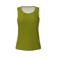 thumbnail image 4 of Haiem Olive Workout Tank Tops for Women, Athletic Sports Slim-Fit Tank Tops, Compression Sleeveless Dry Fit Shirts,Athletic Shirt-Medium, 4 of 9