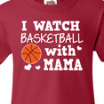 thumbnail image 4 of Inktastic I Watch Basketball with Mama Youth T-Shirt, 4 of 5
