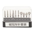 thumbnail image 1 of Fresas dentales de alta velocidad, 10 piezas Pulidor dental Dientes Fresas dentales Pulidor dental Eficiencia maximizada, 1 of 8
