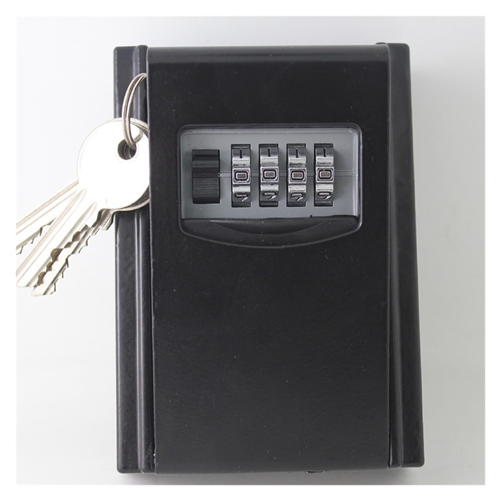 Password Key Safe Box , Outdoor Key Lock Box 4 Digit Combination Key Code Large Storage Wall Mounted Safety Password Boxs ,Security and Anti-Theft