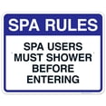 thumbnail image 1 of Spa Rules Sign, Pool Sign, (SI-6671), 1 of 1