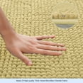 thumbnail image 6 of Subrtex Chenille Bathroom Rugs Soft Non-Slip Super Water Absorbing Shower Mats (Beige, 20*32), 6 of 7