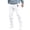 White, variant on Breezora Men's Printed Jogger Sweatpants with Pockets High Waist Design Artistic Patterns Slim Cuff Sweatpants for Street Style L Size Black
