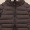 thumbnail image 2 of Lmnyox Puffer Jackets for Girls Zip Up Long Sleeve Stand Collar Coats Puffy Jackets with Pockets 1-12 Years, 2 of 6