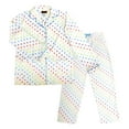 thumbnail image 2 of Angelina Girl's Cozy Fleece Notch Collar Pajama Set with Pockets (1-Pack), 2 of 3