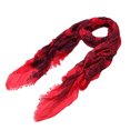 thumbnail image 2 of Premium Viscose Vintage Paisley Print Frayed End Scarf, 2 of 3