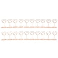 thumbnail image 1 of 20Pcs Table Number Stands Place Card Holder Photo Holder Rose Gold Place Card Holder Flower Place Card Holder, 1 of 8