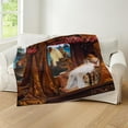 thumbnail image 4 of CafePress - Alma Tadema Antony And Cleopatra Throw Blanket - Soft Fleece Throw Blanket, 50"x60" for All Ages, 4 of 4