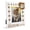 White, variant on Darling Souvenir Made With Love Engraved Table Top Photo Frame Wooden Meow Quotes White Picture Frame Gift For Brothers Day, 4x6 Inches Vertical Photo Size