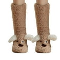 thumbnail image 5 of Dianli Gifts Cozy Plush Women's Sleeping Socks Thick Fleece Thermal Bootie Slippers With Non-Slip Grips Soft Warm Floor Socks For Home Lounge Bed Winter Gift, 5 of 5