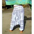 thumbnail image 4 of Voyuo Womens Yoga Harem Pants Baggy Drop Crotch Boho Festival Hippie Pants, 4 of 5