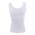 thumbnail image 4 of Mens Compression Shirt Slimming Body Vest Workout Tank Tops Abs Abdomen Undershirts, 4 of 4