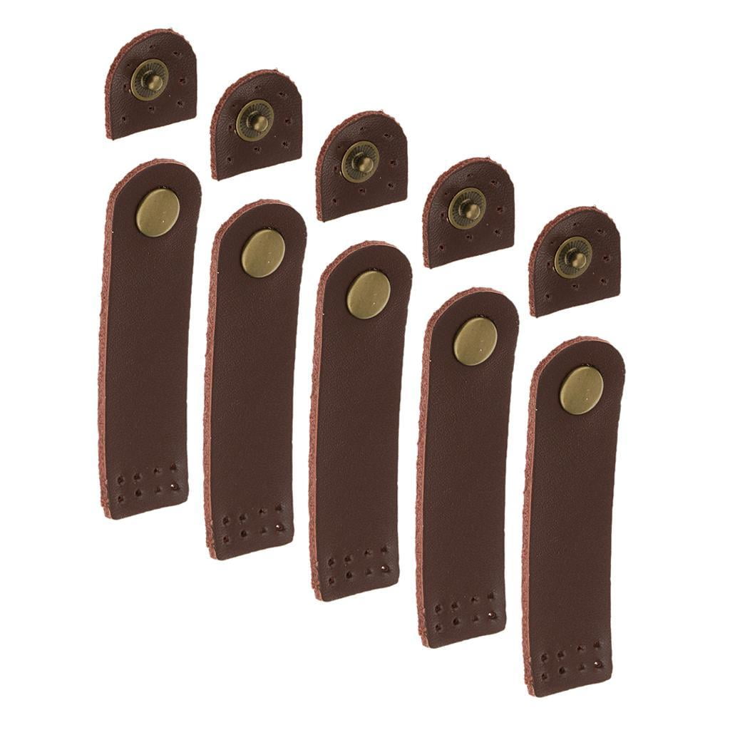 5 sets of leather straps set with buckle handicrafts bags clasp