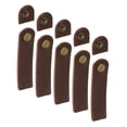 thumbnail image 1 of AMLESO 5 Sets Snap Fastener With Leather Strip Purse Buckles DIY Accessories Light Light Brown, 1 of 8