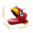 Xinduolei Funny Dinosaur Teeth Game Trigger Biting Toy with Finger