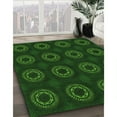 thumbnail image 3 of Ahgly Company Machine Washable Indoor Rectangle Transitional Green Area Rugs, 8' x 12', 3 of 7