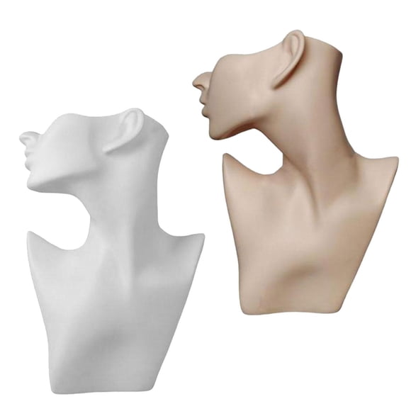 2 Piezas de Y Pendiente de Exhibición de Busto Organizador de Soportes de Exhibición de Pendientes para Joyería Colgante
