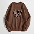 thumbnail image 2 of Ketyyh-chn99 Hoodless Sweatshirts for Women 2023 Hooded Pocket Open Front Knit Jacket Sweater Cardigan Brown,2XL, 2 of 5