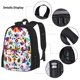 thumbnail image 3 of Fotbe Mexican Bright Style Set Escolar 3 en 1 para Niños - Mochila Duradera con Lonchera Aislante y Estuche para Lápices - Mochila Escolar para Niños y Niñas, 3 of 7