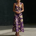 thumbnail image 6 of Stamzod Boho Dresses for Women 2026 Button Front Sleeveless Summer Dress Casual Beach Vacation Sundresses with Pockets Multicolor T L, 6 of 8