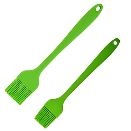 

Silicone Basting Brush for Cooking 2Pcs 8+10inch Heat Resistant Food Brushes for Baking Grilling Cooking and Spreading Oil