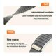 thumbnail image 4 of For Huami Amazfit T-Rex 3 Nylon Watch Band with PC Connector Adjustable Wristband - Grey, 4 of 5
