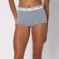 thumbnail image 2 of Hanes Originals Women’s Boyshort Underwear, Breathable Stretch Cotton, Assorted, 4-Pack 2XL, 2 of 9