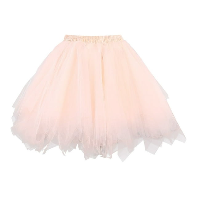 Jupes Longues pour Femmes Jupe Tutu Douce Jupe Tutu en Maille pour Tout-Petits Robe Formelle Longue Vêtements d'Été pour Femmes Rouge Melon D\'eau TTG