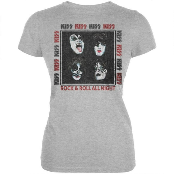 Kiss - Rock & Roll All Night Juniors T-Shirt