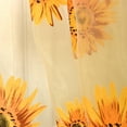 thumbnail image 2 of Sunflower Pattern Curtain Sunflower Curtain Flowers Organza Curtain Sunflower Window Curtain Floral Sheer Curtains Sunflower Pattern Curtain Home Decoration Polyester Fibre Window, 2 of 5